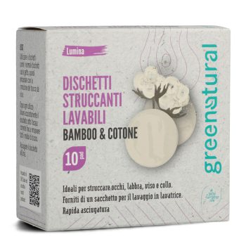 Dischetti ecologici in bamboo e cotone riciclabili