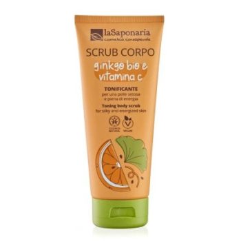 Scrub Corpo Tonificante - Ginkgo Bio e Vit C La Saponaria