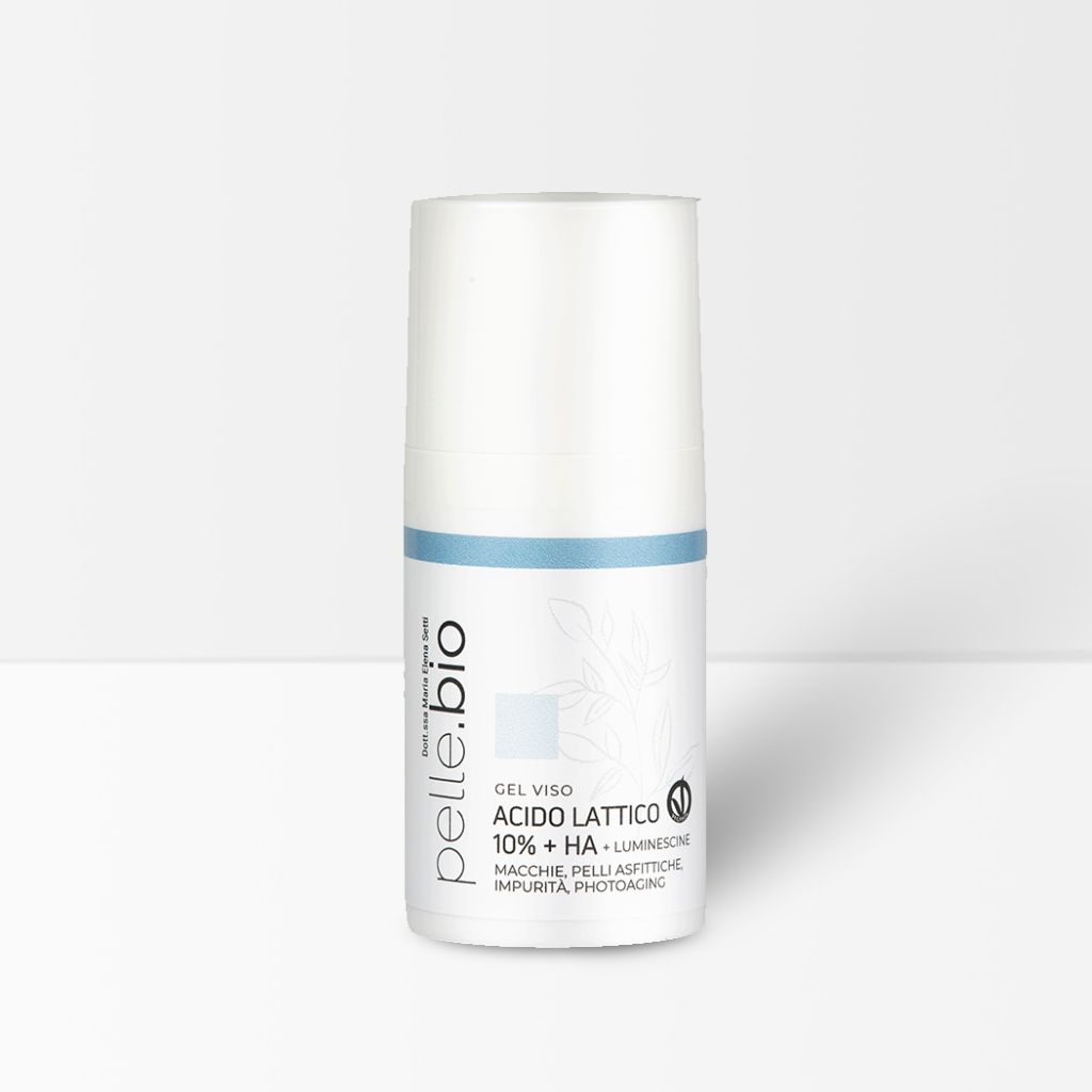 Gel Viso Acido Lattico 10% + HA Pelle.bio