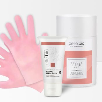 Maschera Mani + guanti in silicone Pelle.Bio